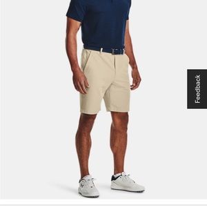 New Under Armour Drive Shorts (Khaki) Size 32
